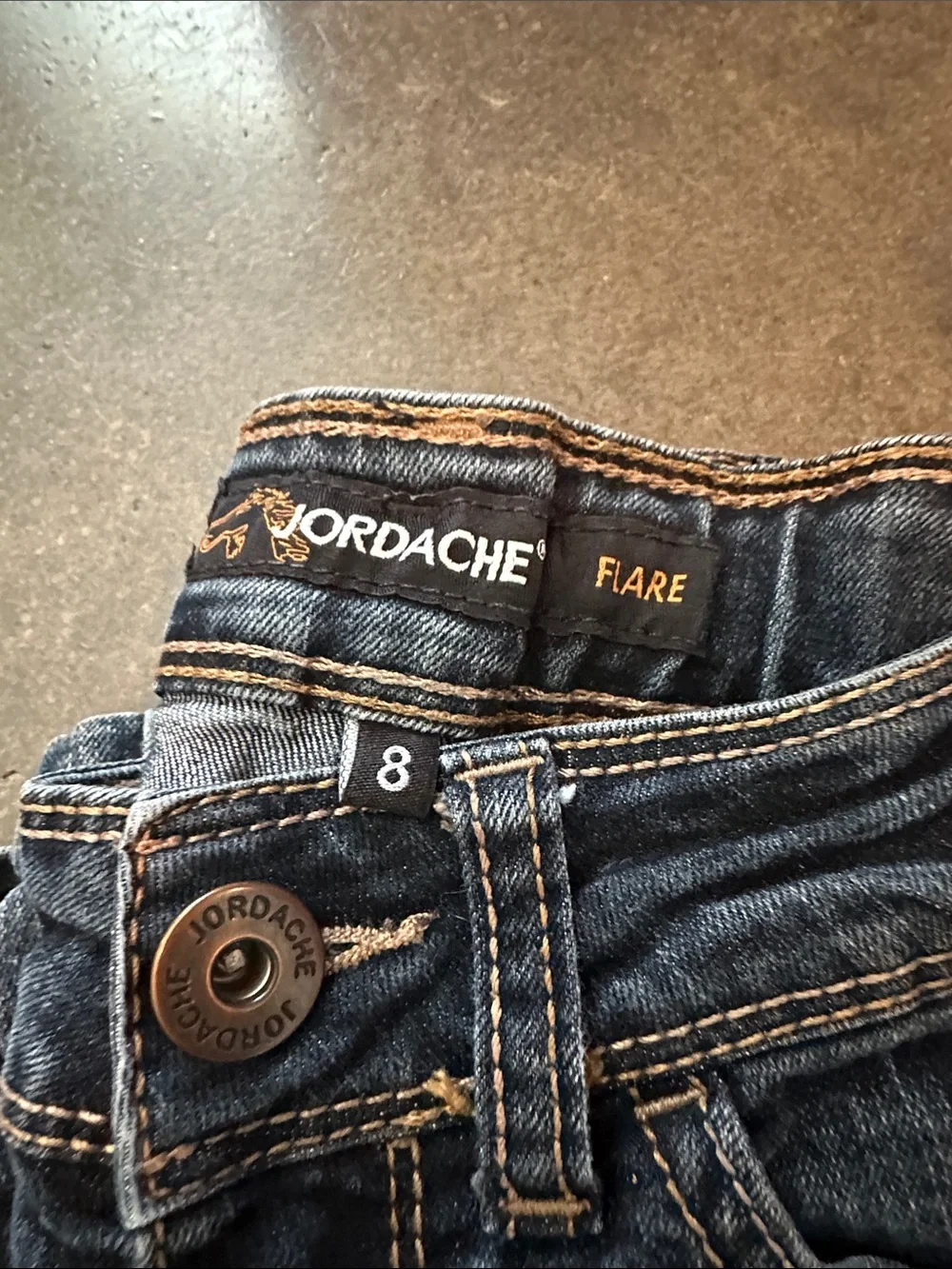 LOT of 3 Sz 8 jeans.  Children’s Place, Jordache, Cat & Jack. Little girls jeans